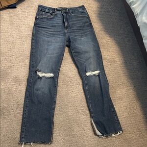 Good American Blue Straight Jeans